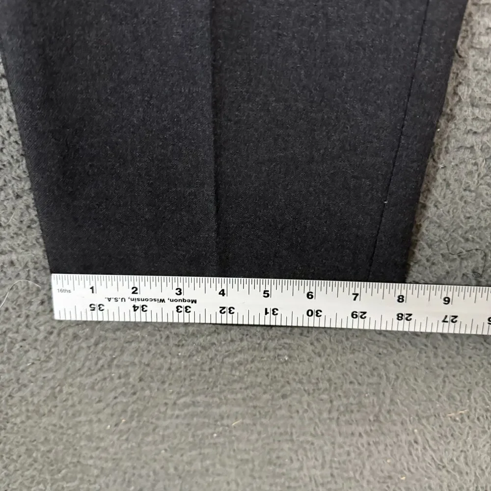 Vtg Banana Republic Dress Pants Mens 32x32 Straight Fit Flannel Wool Y2K